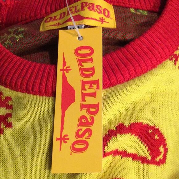 NWT Ugly Christmas Sweater Old El Paso themed Mens L/XL - Picture 6 of 6
